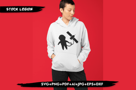 Astronaut Svg: Graphics for T-Shirt Designs