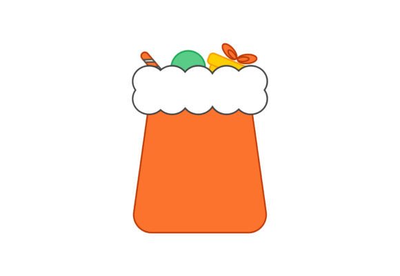 Christmas Gift Bag Art Graphics