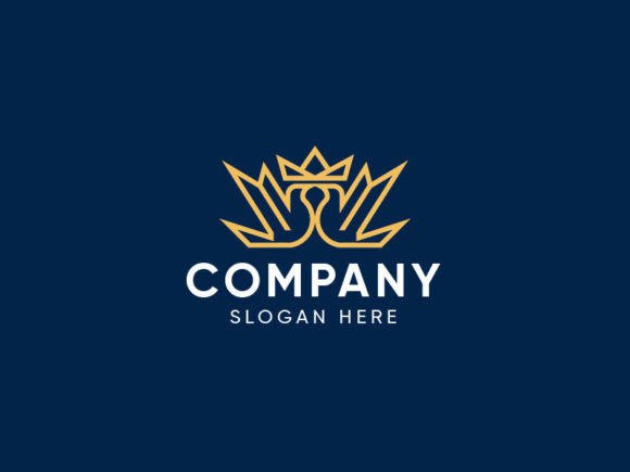 Couple Pigeon Letter W Logo Graphics