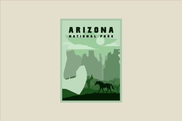 Horse Wildlife Poster Double Exposure Graphics