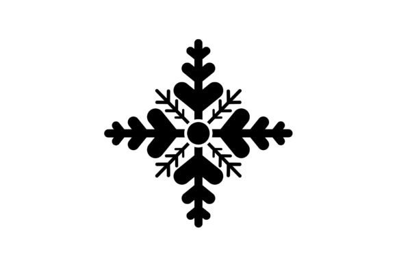 Snowflake Vector Graphic SVG: Graphics for Winter Themes